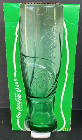 307009-3 € 4,00 coca cola glas MAc donalds vlinder kleur donker groen.jpeg